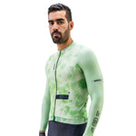 TIDE GREEN MEN’S LONG SLEEVE CYCLING JERSEY