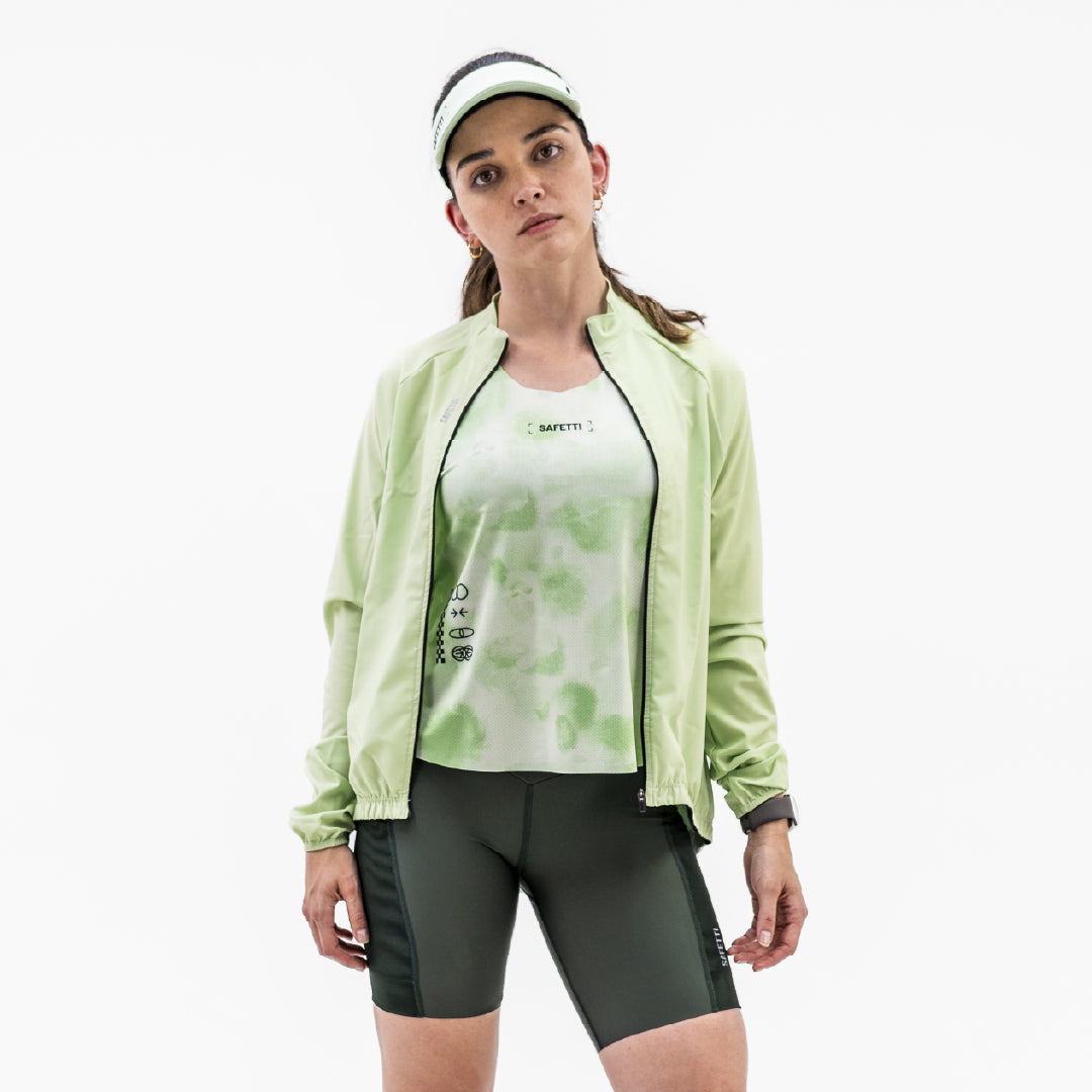LEVIT TIDE GREEN WOMEN’S RUNNING TANK TOP