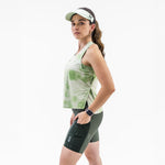 LEVIT TIDE GREEN WOMEN’S RUNNING TANK TOP
