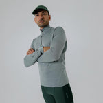 MEN'S ACTIVE GRAY SLEEVE RUNNING T-SHIRT