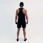 LEVIT BLACK MEN'S RUNNING TANK