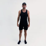 LEVIT BLACK MEN'S RUNNING TANK
