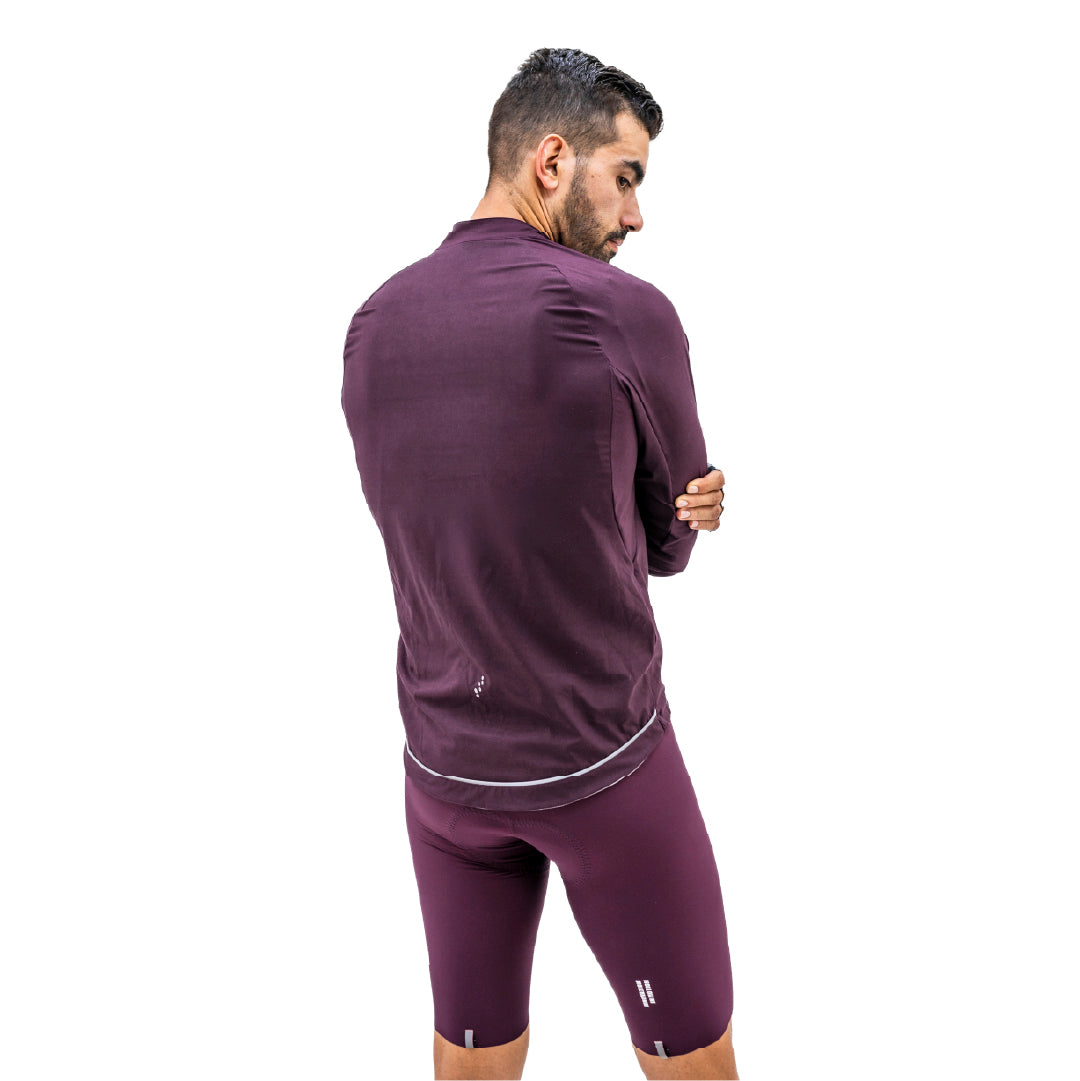 AQUALITE PLUM MEN’S CYCLING JACKET