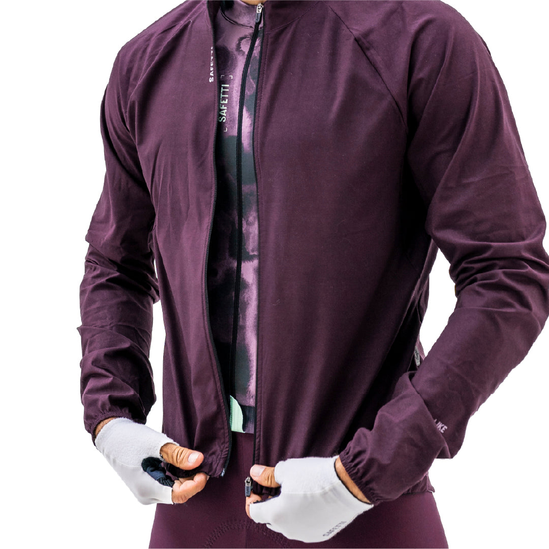 AQUALITE PLUM MEN’S CYCLING JACKET