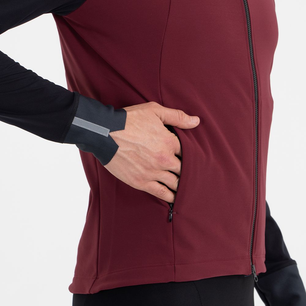 UNISEX THERMALTECH WINE CYCLING JACKET