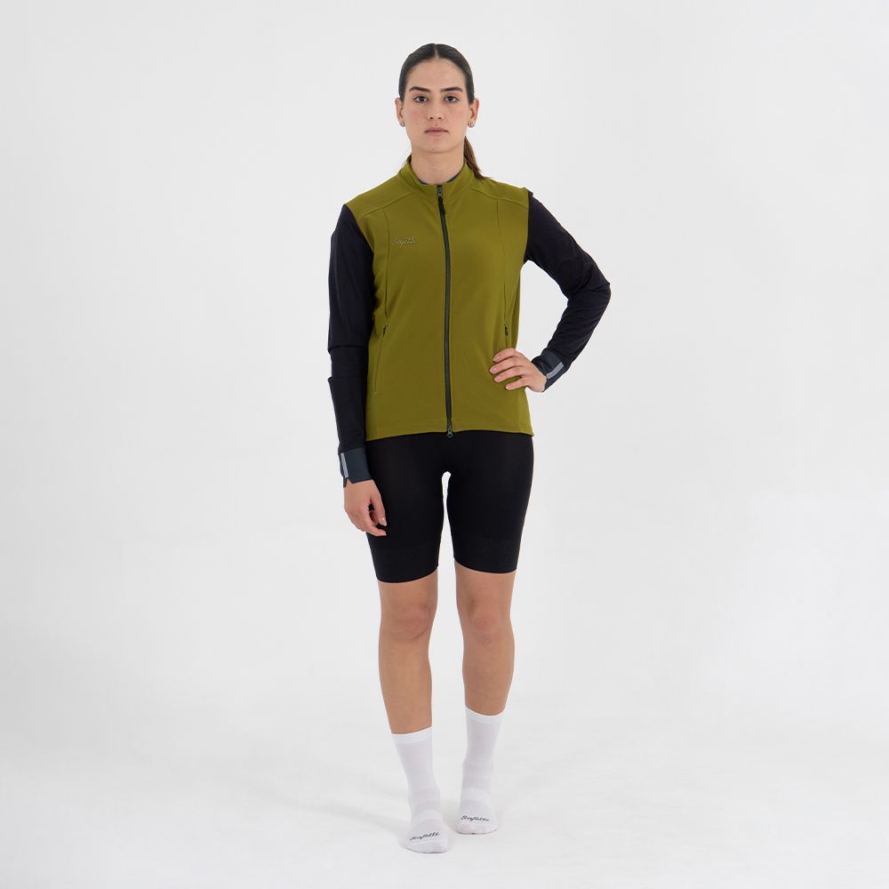 UNISEX THERMALTECH OLIVE CYCLING JACKET