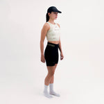 POCKET YELLOW WOMEN'S RUNNING & PADEL CROP TOP