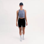 POCKET GRAY WOMEN'S RUNNING & PADEL CROP TOP