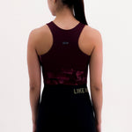 POCKET WINE WOMEN'S RUNNING & PADEL CROP TOP