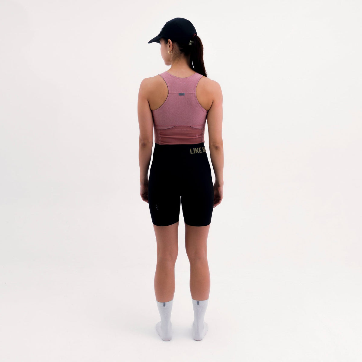 POCKET ROSE WOMEN'S RUNNING & PADEL CROP TOP