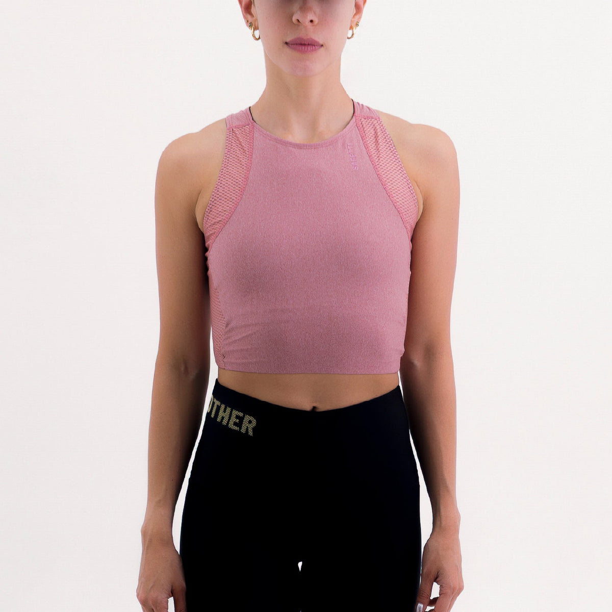 POCKET ROSE WOMEN'S RUNNING & PADEL CROP TOP