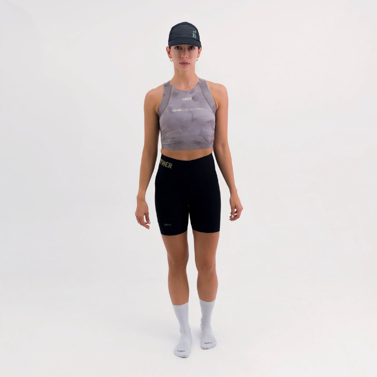 POCKET DESERT WOMEN'S RUNNING CROP TOP