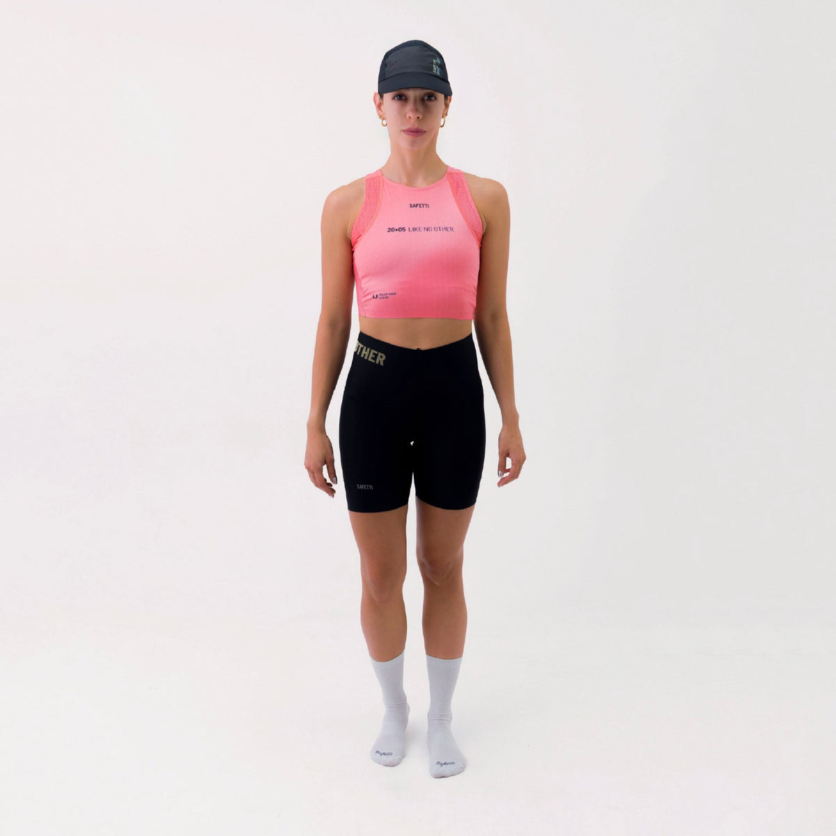 POCKET CHERRY WOMEN'S RUNNING & PADEL CROP TOP