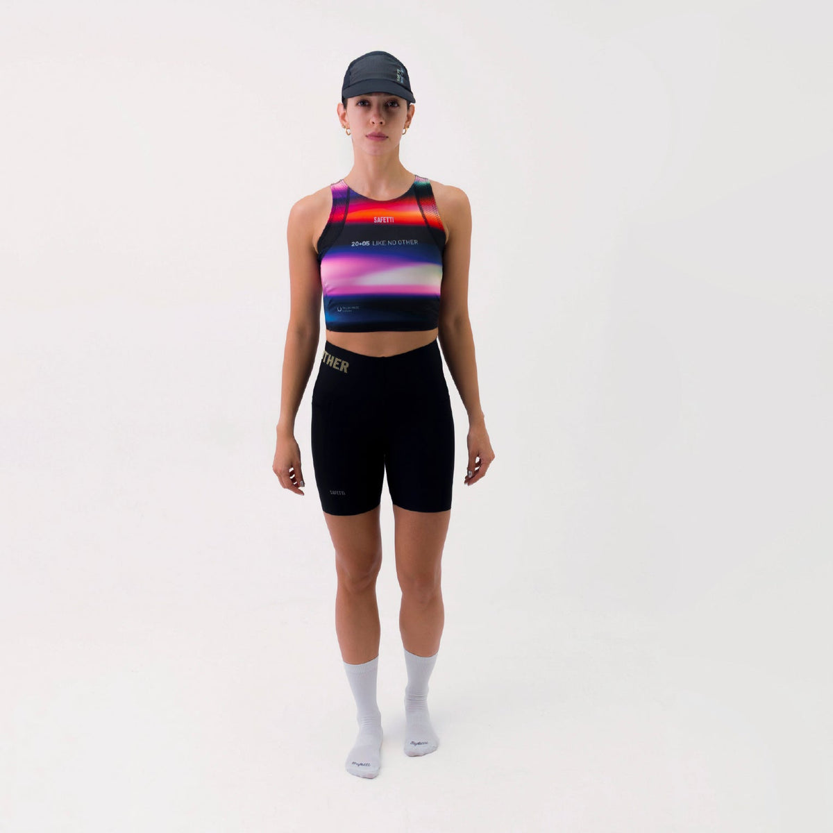 POCKET ESPECTRO WOMEN'S RUNNING & PADEL CROP TOP
