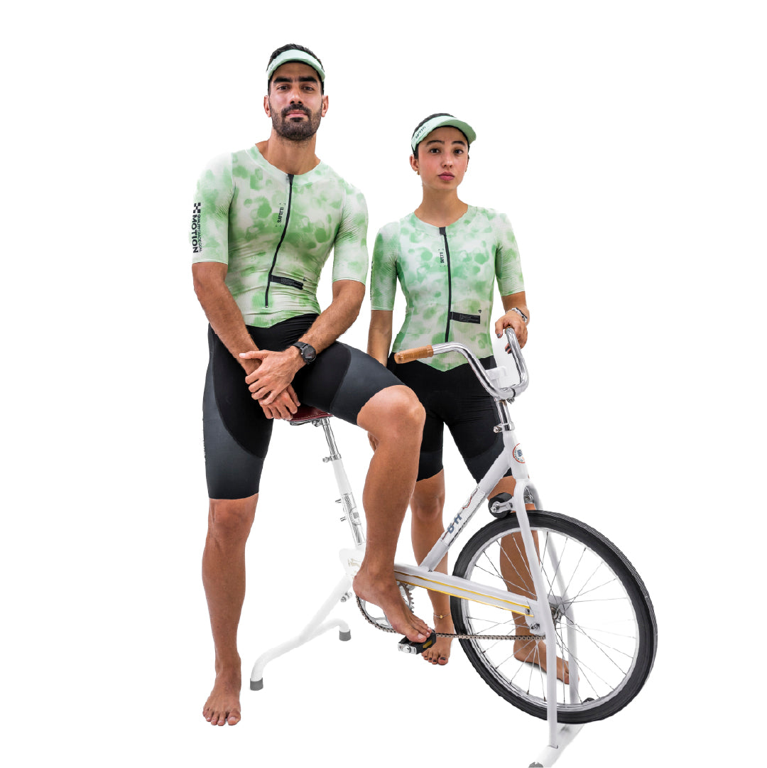 KONA TIDE GREEN MEN’S SHORT SLEEVE TRIATHLON SUIT