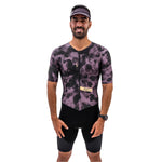 KONA TIDE PLUM MEN’S SHORT SLEEVE TRIATHLON SUIT