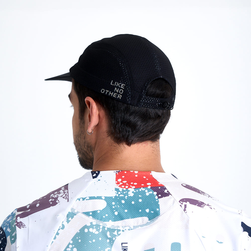 KOOLER BLACK UNISEX RUNNING CAP