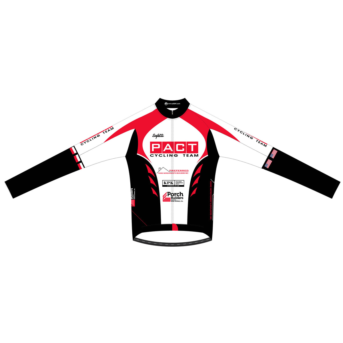 PACT - Firenze Long Sleeve Cycling Jersey. Men