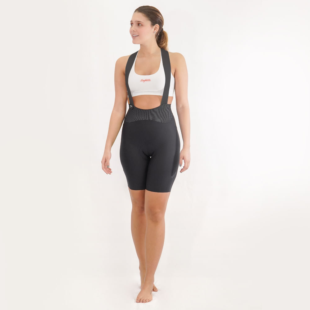 TOSCANA 2.0 BLACK WOMEN'S BIB SHORTS