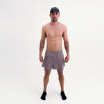 BREEZE BROWN MEN'S RUNNING & PADEL SHORTS