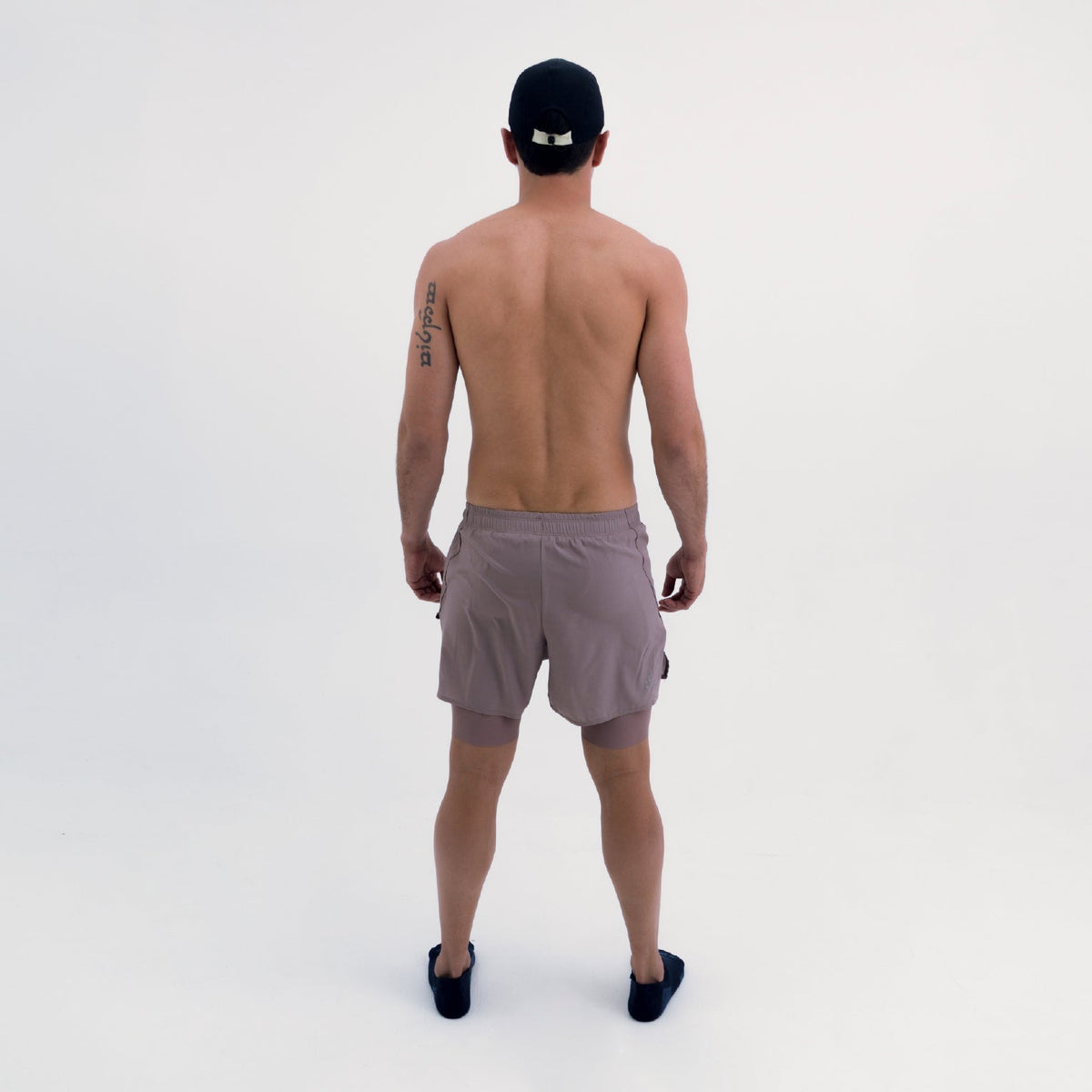 BREEZE BROWN MEN'S RUNNING & PADEL SHORTS