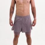 BREEZE BROWN MEN'S RUNNING & PADEL SHORTS