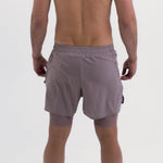 BREEZE BROWN MEN'S RUNNING & PADEL SHORTS