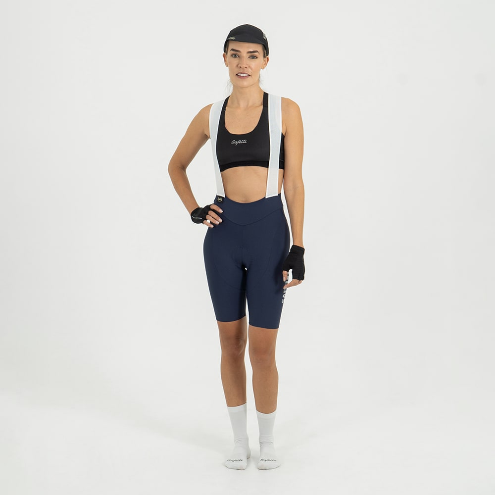 GIRONA BIB SHORTS NAVY COLORS FOR WOMEN