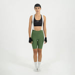 GIRONA OLIVE BIB SHORTS WITH STRAP FOR WOMEN