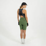 GIRONA OLIVE BIB SHORTS WITH STRAP FOR WOMEN