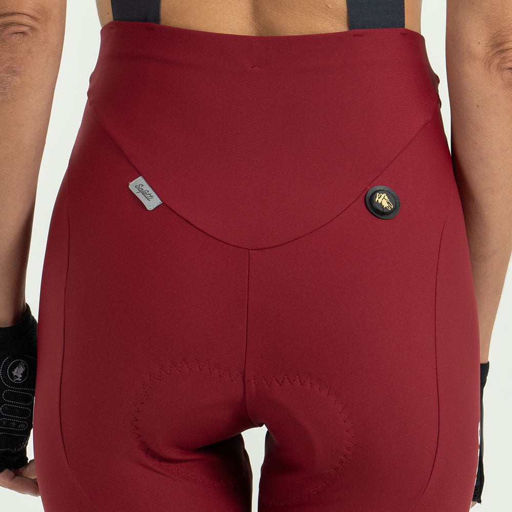 GIRONA TERRACOTTA WOMEN'S BIB SHORTS WITH STRAP