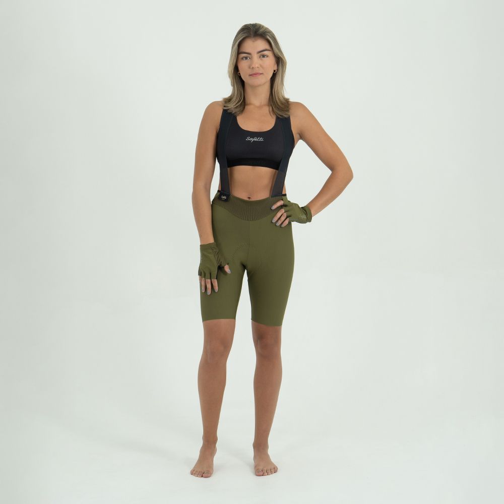 TOSCANA 2.0 + OLIVE BIB SHORTS FOR WOMEN
