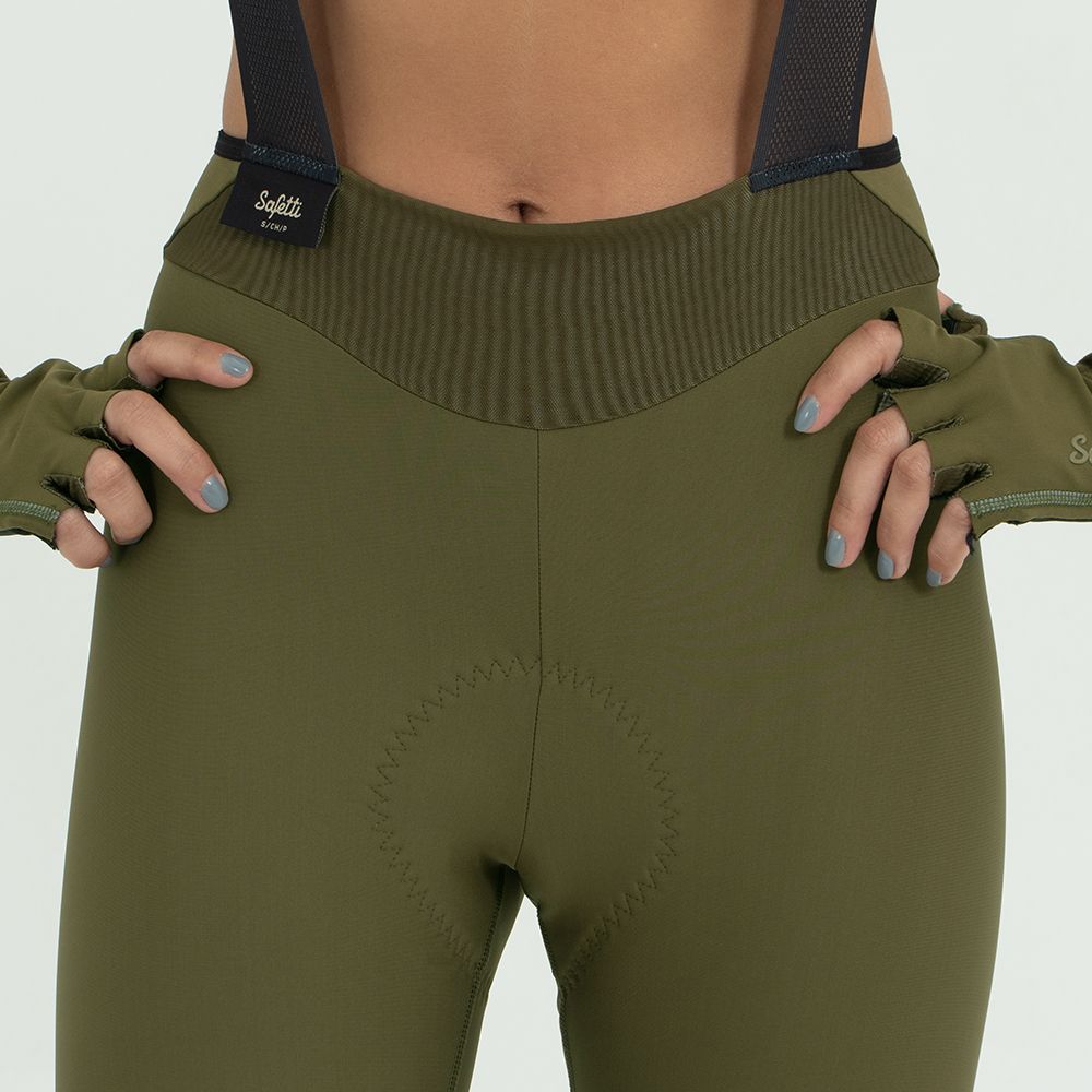 TOSCANA 2.0 + OLIVE BIB SHORTS FOR WOMEN