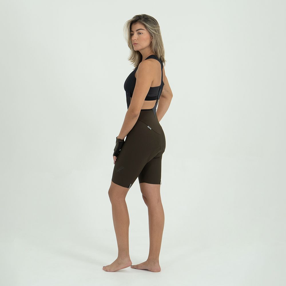 TOSCANA 2.0 + BROWN BIB SHORTS FOR WOMEN