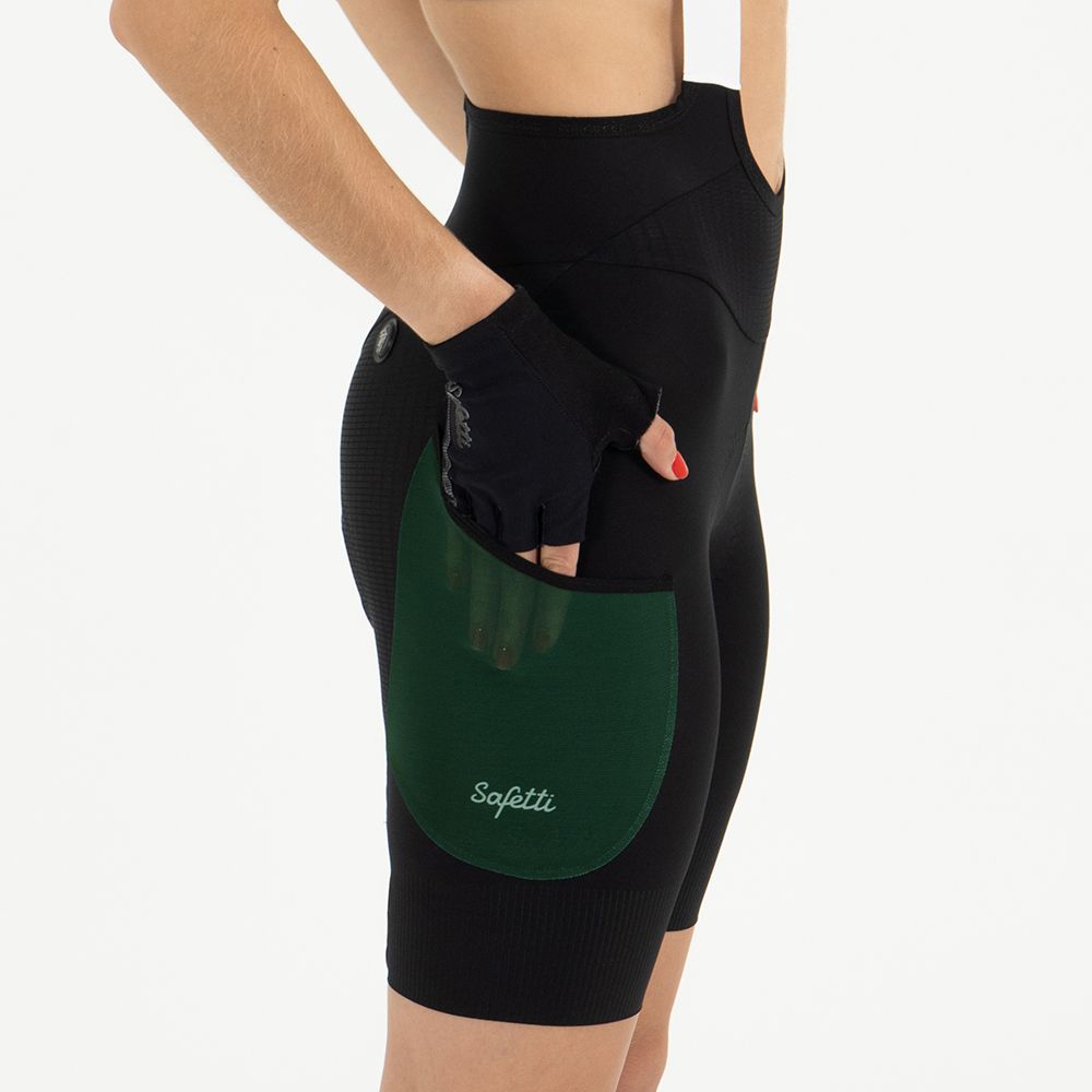 EVANS CARGO CYCLING SHORTS FOR WOMEN - GREEN