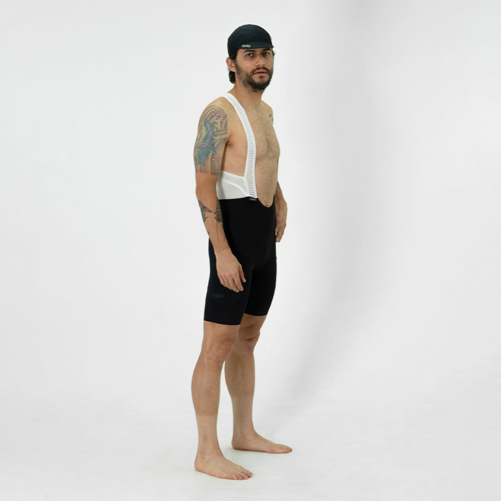EVANS CARGO BLACK CYCLING SHORTS FOR MEN