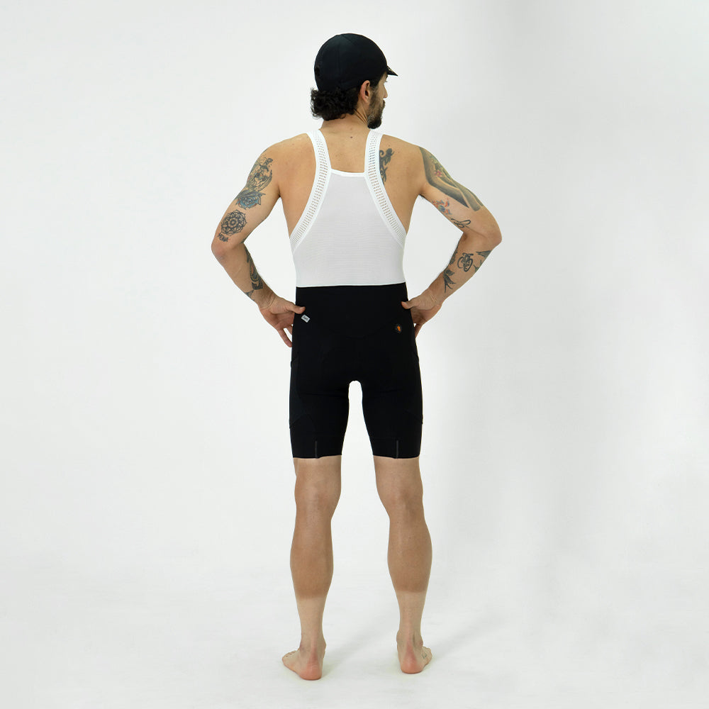 EVANS CARGO BLACK CYCLING SHORTS FOR MEN