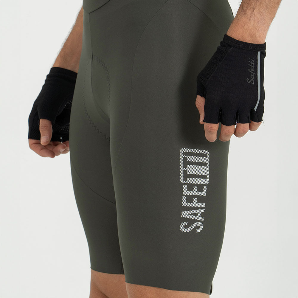 GIRONA COLORS BIB SHORTS GREY FOR MEN