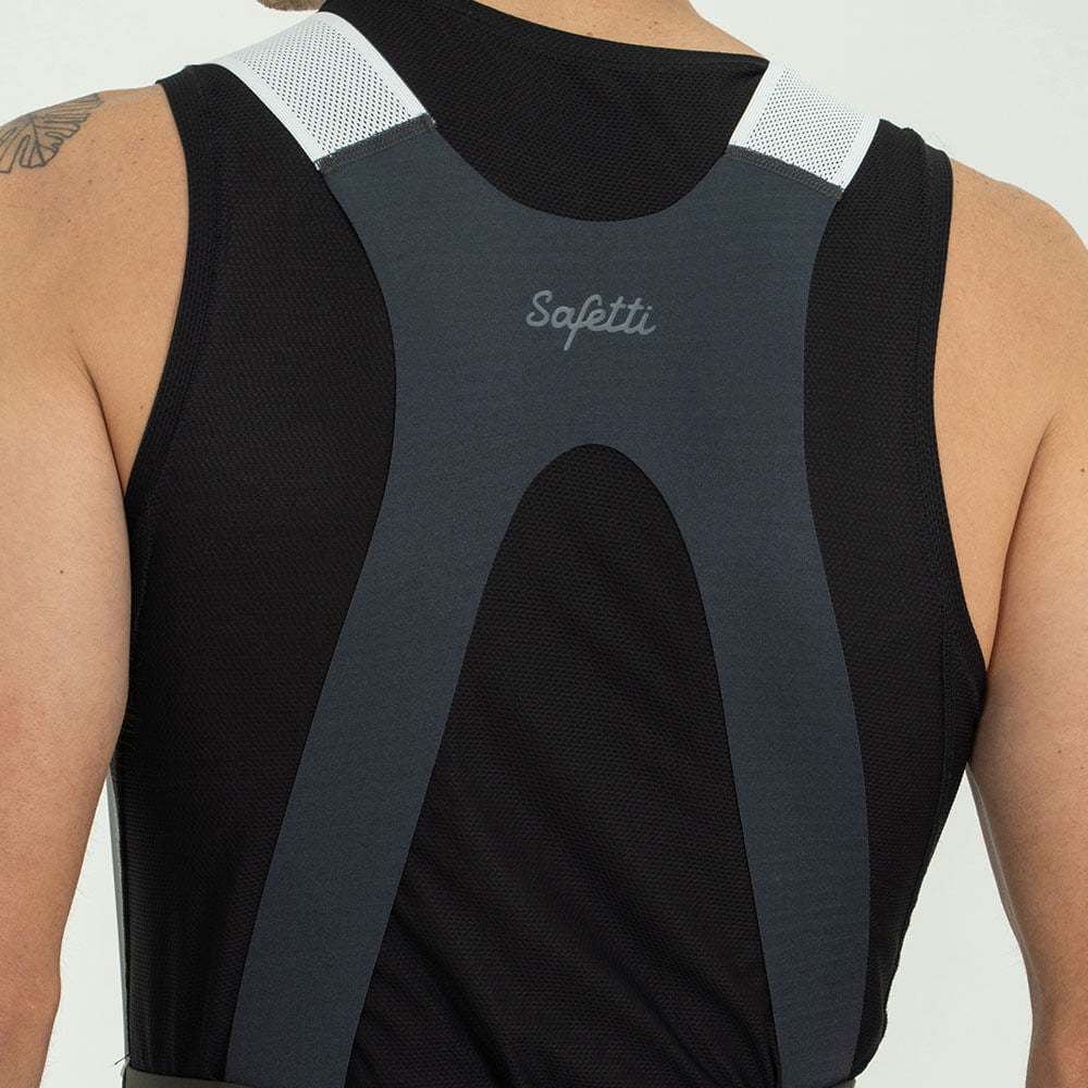 GIRONA COLORS BIB SHORTS GREY FOR MEN