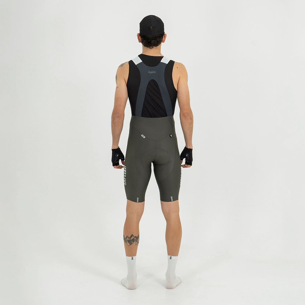 GIRONA COLORS BIB SHORTS GREY FOR MEN