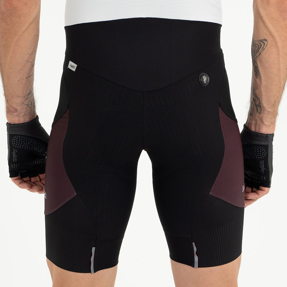 EVANS CARGO CYCLING SHORTS FOR MEN WINE