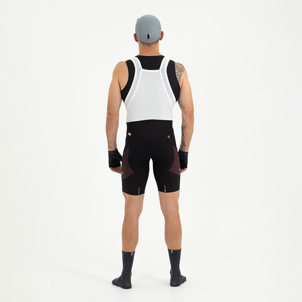 EVANS CARGO CYCLING SHORTS FOR MEN WINE
