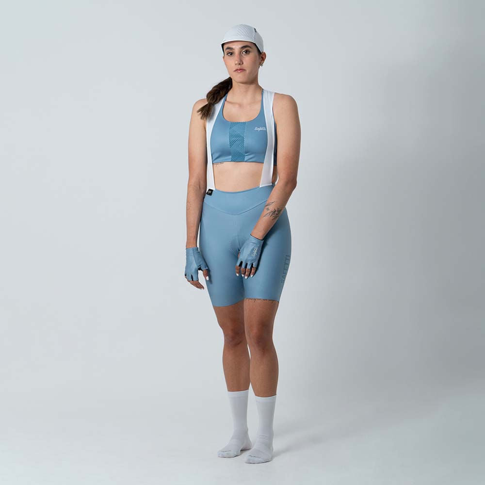 GIRONA COLORS BIB SHORTS POWDER BLUE FOR WOMEN NEW