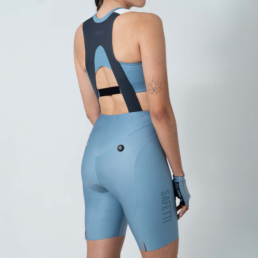 GIRONA COLORS BIB SHORTS POWDER BLUE FOR WOMEN NEW