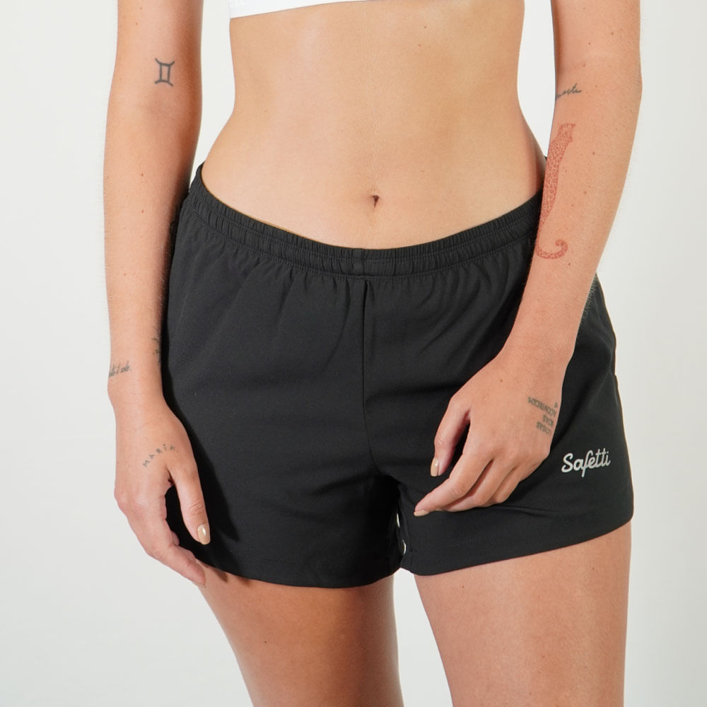 WOMEN'S SOLID COLOR MEZZANOTTE RUNNING SHORTS
