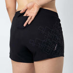 VENTURI LIGHT BLACK RUNNING SHORTS FOR WOMEN