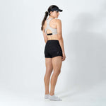 VENTURI LIGHT BLACK RUNNING SHORTS FOR WOMEN