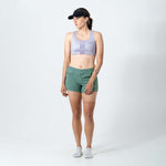 VENTURI LIGHT CADETBLUE RUNNING SHORTS FOR WOMEN