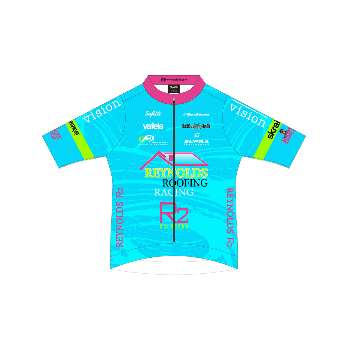 RR'26 - Leggero Short Sleeve Cycling Jersey Blue. Women
