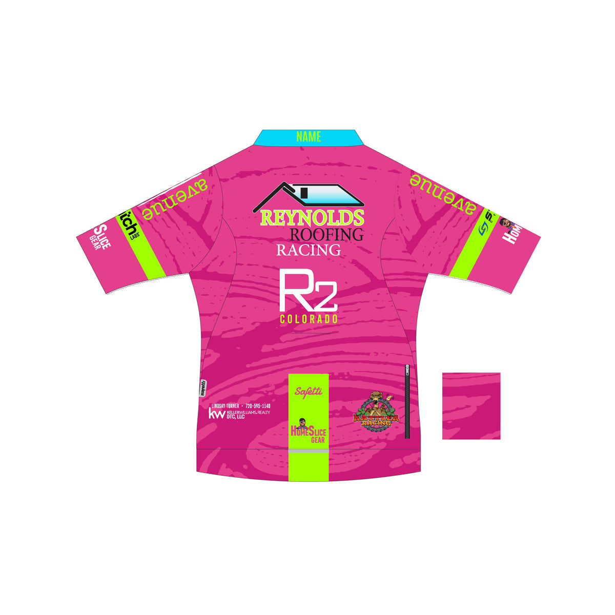 RR'26 - Leggero Short Sleeve Cycling Jersey Pink. Men
